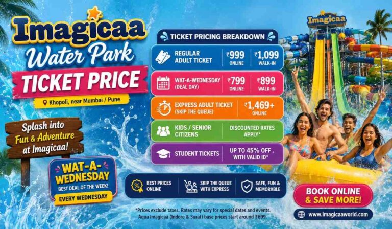 Imagica Water Park Ticket Price