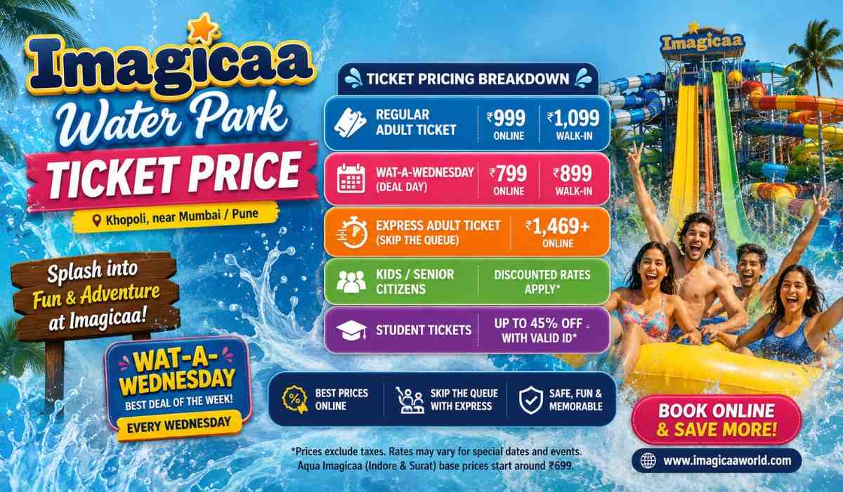 Imagica Water Park Ticket Price