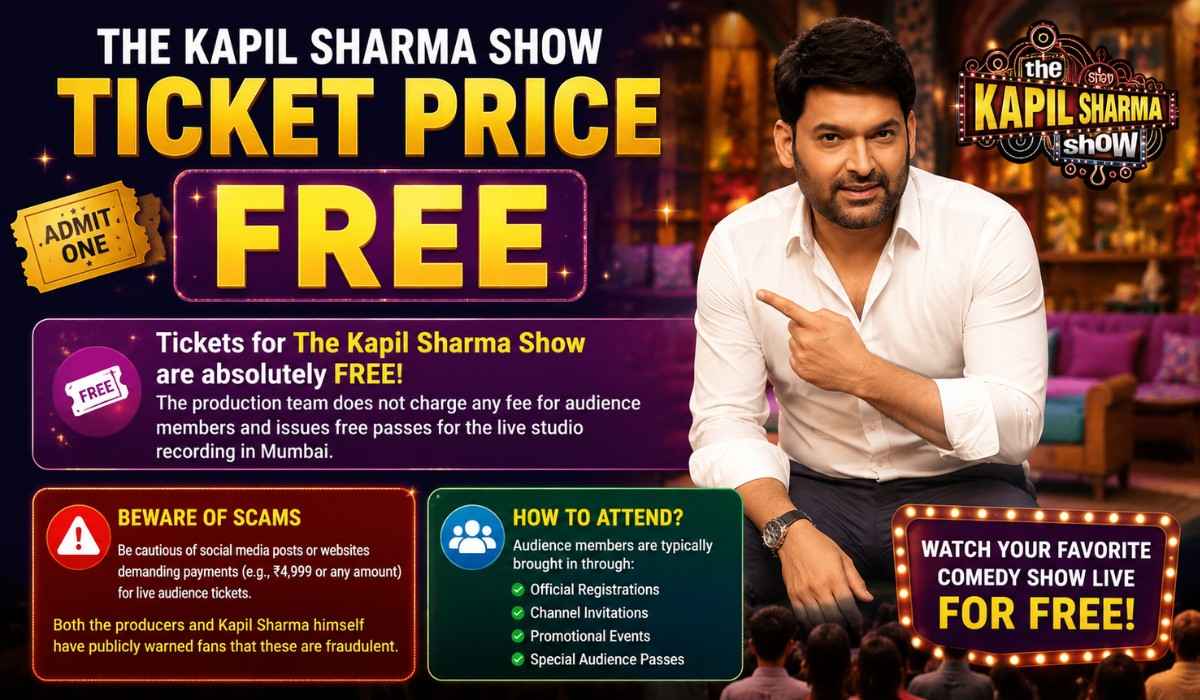 Kapil Sharma Show Ticket Price