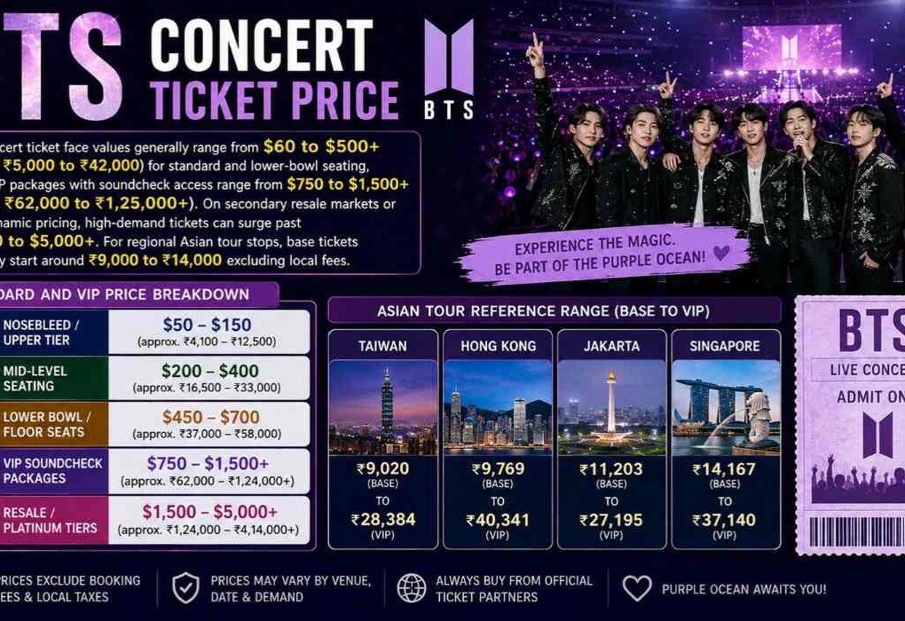 BTS Concert Ticket Price