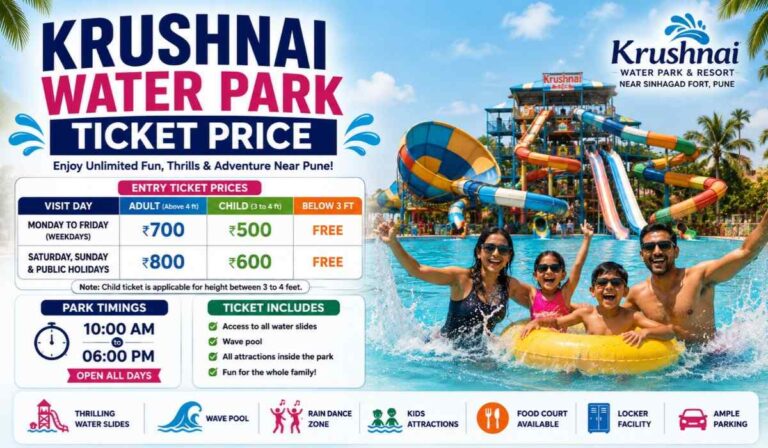 Krushnai Water Park Ticket Price