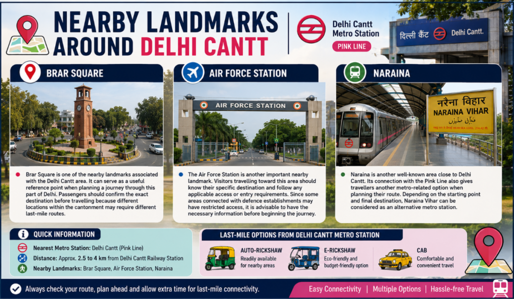 Delhi Cantt Nearest Metro Station