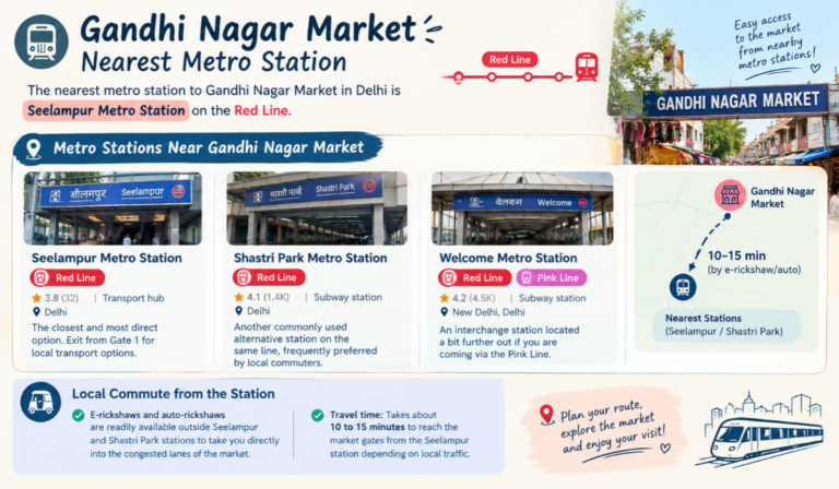 Gandhi Nagar Market Nearest Metro Station