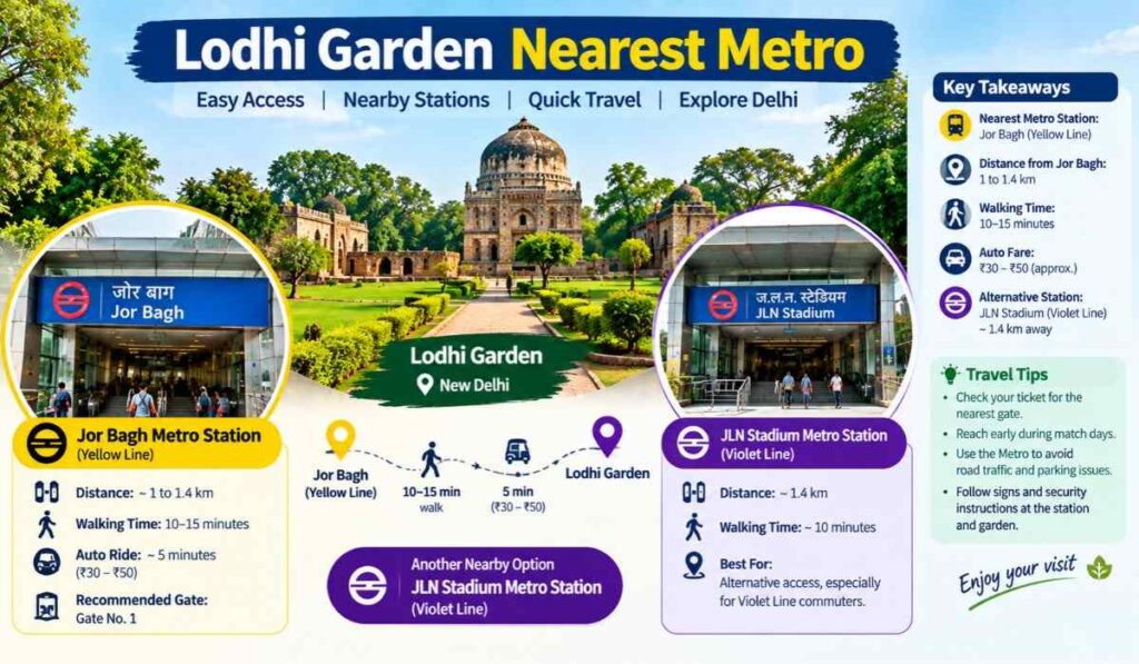 Lodhi Garden Nearest Metro
