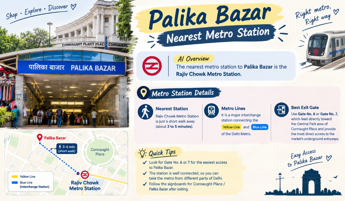 Palika Bazar Nearest Metro Station